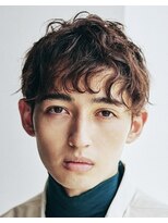 ゼンコー アオヤマ(ZENKO Aoyama)&nbsp;グレージュ×無造作パーマ[表参道/青山/渋谷/原宿]