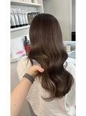ミディアムヘア/暗めカラー/グランマッシュ/渋谷