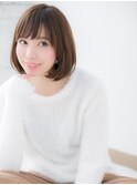 関内/髪質改善/ココアベージュ×小顔すっきり耳かけボブm
