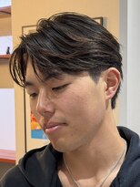 カウンター(COUNTER)&nbsp;ナチュラルセンターパート/ニュアンスパーマ【￥9500】