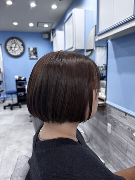 20代・30代　艶感◎手櫛でまとまるボブ