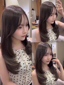 シュガー(Sugar) 透明感カラー/ワンホンヘア/韓国ヘア/顔まわり/大阪/梅田