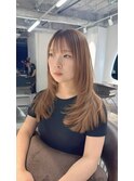 ブリーチハイライト髪質改善ダブルカラーレイヤーカット/新宿駅