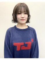 ヨーク(yoke)&nbsp;ボブパーマ/ボブ/オリーブブラウン