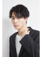 艶感色気セット×波巻きパーマ【横浜/横浜駅/メンズパーマ/ニュアンスパーマ/メンズカット/メンズサロン】