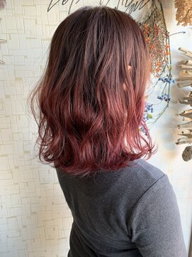 グラムアッシュ(GLAM ASH) チェリーレッドグラデーション