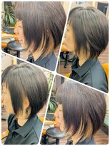 クリア 美容室 マッシュウルフ☆インナーブリーチ