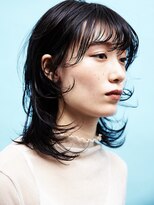 ピークアブー 銀座中央通り(PEEK-A-BOO)&nbsp;ミディアムレイヤーパーマ×黒髪