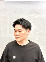 サームマン 人形町(SARM MAN)&nbsp;アップバング×フェードパーマ