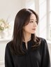 【髪質改善】カット+透明感艶カラー+髪ドラ つるりんちょ 酸熱トリートメント