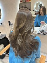 エヌ 大阪梅田茶屋町(enu) 髪質改善×ナチュラルベージュ