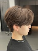 【NARE NOE】韓国風ミルクブラウン×センターパート