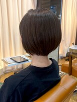 アビエクレール 河内花園(abije claire) 艶感コンパクトショートボブ【河内花園駅】
