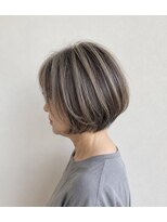 ウル(ulu)&nbsp;白髪ボカシ　５０代　６０代　ハイライト　名東区美容室