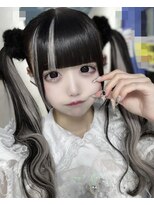 ビューティ スタジオ モッズ 渋谷(beauty studio M.O.D shibuya)&nbsp;黒髪インナーシルバー