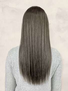 エルプラスヘアー 平尾店(L+hair) 大人可愛い髪質改善カラーグレージュストレート透明感
