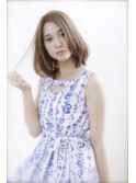 ふんわり可愛い大人ミディアムボブ