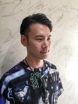 パティオン(PATIONN)&nbsp;シンプル黒髪ツーブロック仕立ての爽やかメンズショート☆