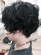 ファインド マイ ロッコ ヘアーデザイン(find my Rocco hair design) MEN'sパーマ　ラフスタイル