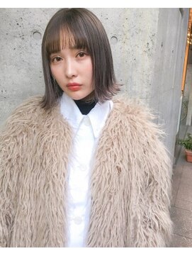 ブルーフェーセス 表参道(blue faces) 『bluefaces』アッシュグレー ナチュラルボブ