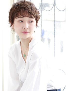 ヘア アンド スパ エジェリ プリム(hair&spa egerie prime) アッシュベージュの柔らか【春ショート】ボブパーマ30代40代50代