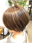 40代人気☆潤ツヤ大人丸みショート♪【自由が丘】