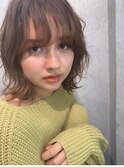 【CREAR大井町】小顔セミウェットウェーブ×オリーブカラー