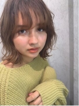クレアール 大井町(CREAR) 【CREAR大井町】小顔セミウェットウェーブ×オリーブカラー