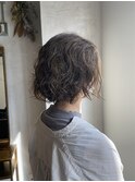 【eddie】ほつれウェーブ＋ハイライトグレージュ