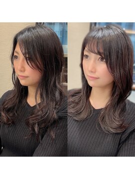 アフロート ギンザ(AFLOAT GINZA) AFLOAT GINZA【仲道 弘泰】前髪作った【before→after】