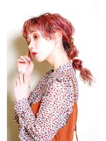 クシュ 所沢東口店(kusyu...)&nbsp;髪質改善デジタルパーマミニウルフくすみブルーテラコッタ(所沢)