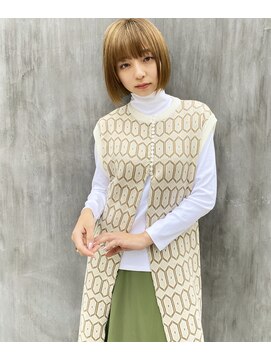 ベル 新宿(Belle) ぱつっとラインの小顔ボブ♪  【Belle新宿赤谷】