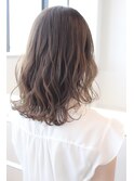 大人可愛い20代30代40代くすみアッシュ/ふんわり/30代40代50代