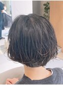 ショートボブパーマ