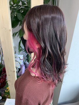 レガーロ(Re:galo) インナーカラー×ピンク【桶川駅/Aujua】