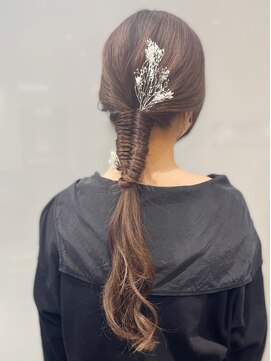 ラブクロムトーキョー オモテサンドウ(LOVECHROME OMOTESANDO) 卒業式ヘアメイク　ゆるふわカール　着物