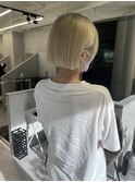 スタイルが良く見えるハイトーンボブ×似合わせカット☆