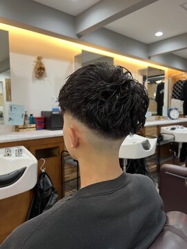 スウェル 千葉店(Swell) メンズツイストパーマスパイラルパーマフェード[千葉]