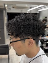 オーバルバイアピッシュ(OVARL by apish) センターパートツイスパしっかり縦落ち