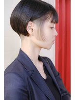 ルーシー ヘアデザインワークス(Lucy Hair Design Works) 刈上げショート×インナーカラー