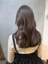 エル バイ ホーム(L by HOME)&nbsp;モカグレージュ　透明感カラー　顔まわりカット　レイヤーカット