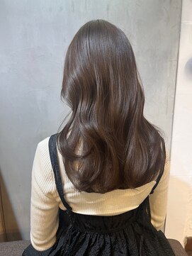 エル バイ ホーム(L by HOME) モカグレージュ 透明感カラー 顔まわりカット レイヤーカット