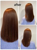 髪質改善カラーヘアエステ 必要に応じた栄養分配合