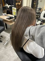 ラフ 難波店(LAFF)&nbsp;#黒髪#ボブルフ#ネビージュ#小顔#ワンレン