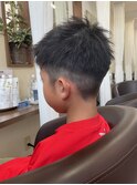 【見附　今町】キッズカット　学生カット　アップバング　