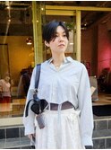 ウエット×黒髪×ショートボブ