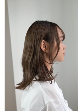 ソイクフ 四条大宮店(SOY-KUFU) 20代30代40代◎ 魅力倍増カールセミディダークグレージュ