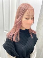 ゲーム 渋谷店(GAME) ダブルカラーピンクベージュケアブリーチハイトーン髪質改善