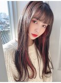 【透明感】抜け感インナーカラー/20代/30代/40代/50代/髪質改善