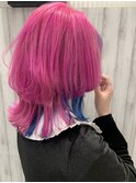 派手髪×クラゲウルフ